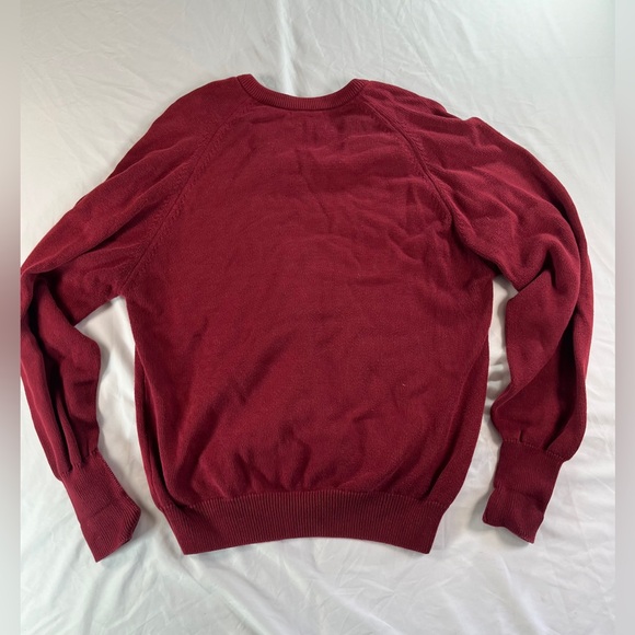 Men's Vintage Pickering Red Long Sleeve Lake Sunapee Country Club Sweater Large - Picture 14 of 15